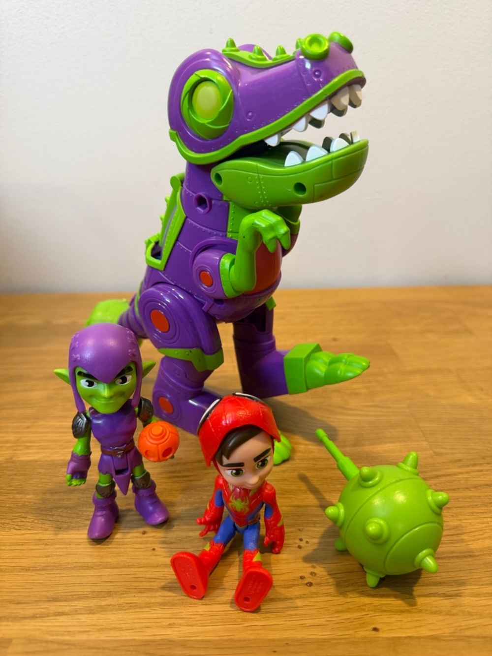 💚 5 for $15/ Marvel Spidey and Friends Goblinsaurus Mech toy